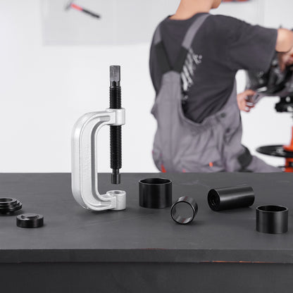 VEVOR Ball Joint Press Kit C-press Ball Joint Tools 10 pcs/21 pcs/23 pcs Automotive Repair Kit, Heat treatment of C-type clamps and screws/All heat treatment