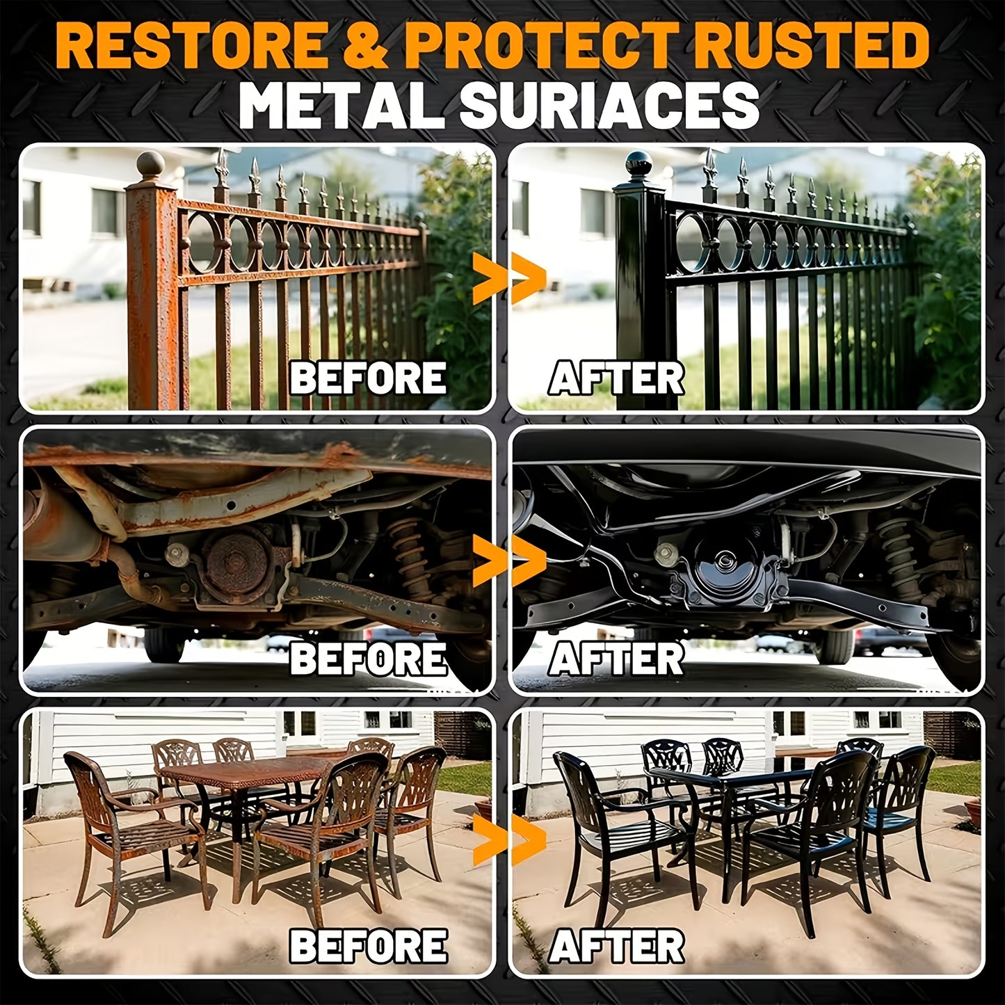Automotive Metal Polish-Metal Rust-Preventive Conversion Coating: Delivers Excellent Results And Forms a Long-Lasting Protective Layer for The Maintenance of Automotive Metal Parts And All Types of Metals