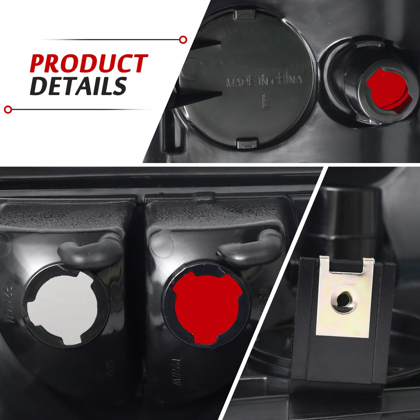 Tail Lights A Pair For Chevy 1500 2500 3500 1999-2006 For GMC Sierra 99-03 Tail Lights, Without Battery