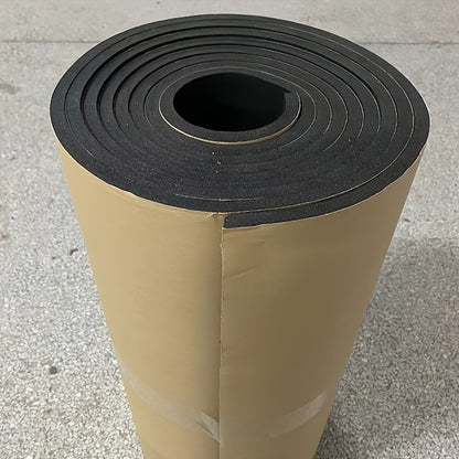 1 Roll 15/10/6/3mm Thickness Automotive Hood Engine Heat Insulation Soundproof Shock-Absorbing Soundproof Sticker Car Accessories 78.74*19.69inch/39.37*19.69inch