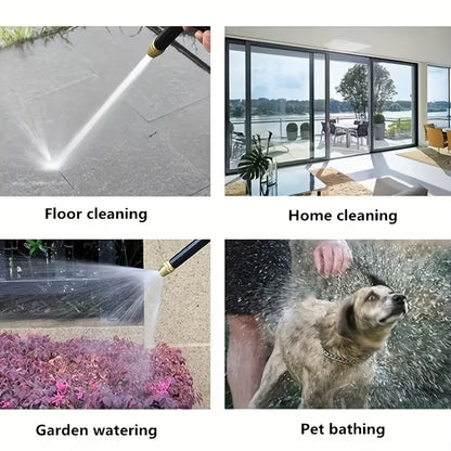 Portable Wash Spray Gun Enhanced Water Flow Easy Grip Christmas New Year Handy Item for Car Wash & Garden Use