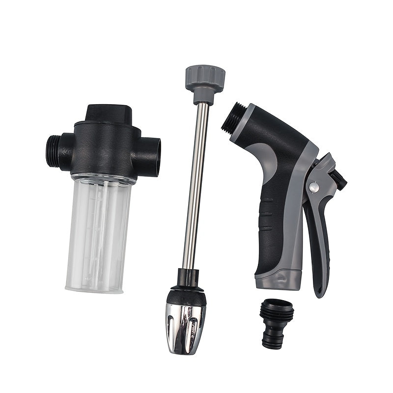 Portable Gun, Easy To Use, Suitable Women And Elderly, Non-Slip Grip- Car Washing And Watering Flowers With One Click, Includes A Car Wash-specific Cloth