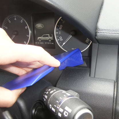 [Car Door Opener Kit] Emergency Car Door Opener Tool Kit, Universal Car Emergency Kit, Car Door-Unlocking Kit With Long Reach Grabber, Wedge Air Bag, Auto Trim Removal Tool Kit And Tool Bag Etc. Blue