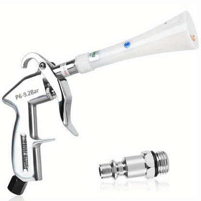 Dry Cleaning Gun with Brass Adjustable Air Flow Nozzle, Air Blower Gun Quickly Blasts Dirt and Dust from Surface Works with Air Compressor