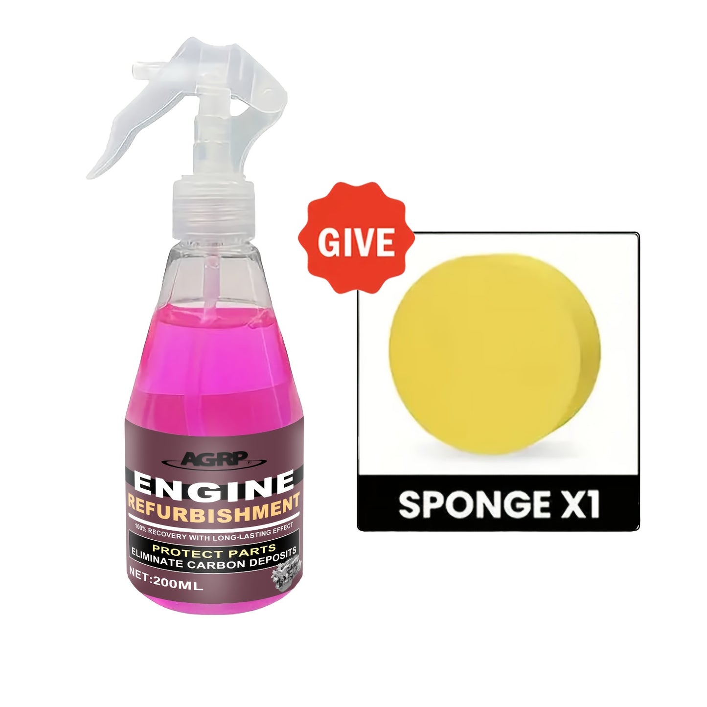 Plastic Care Spray, Engine Bay Revival Kit - Engine Protection Spots Remover Spray | Gloss Enhancer | Simple to Use, Easy Application, Effective Formula, Auto Detailing, Car Enthusiasts