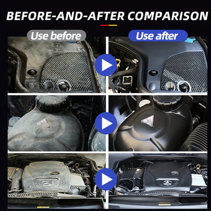 Engine Degreaser & Exterior Cleaner 3.38 oz + Towel – Powerful Oil & Grime Remover for Engine Heads, Exhaust Pipes, Fuel & Water Systems, Low Odor