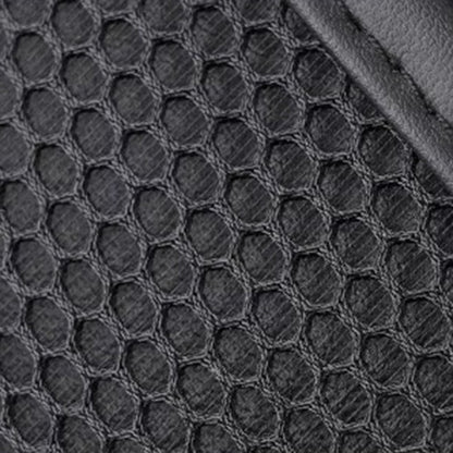 Fit PU Leather Car Seat Back Organizer with Multiple Compartments, Mesh Pockets & Laptop Holder - Foldable Travel Storage Bag for Car Interior Accessories