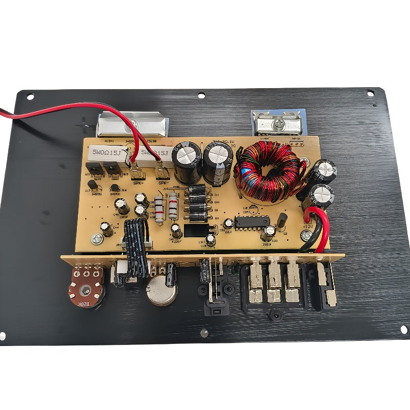 High Power 12V 1000W Car Audio Amplifier Board Powerful Subwoofer Bass Amplifier High Power 1000W Car Subwoofer Amplifier - RMS 600W, Supports 8Inch, 10Inch, 12Inch Speakers, Ultra Low Distortion(0.01%), 12V High Performance Audio Board