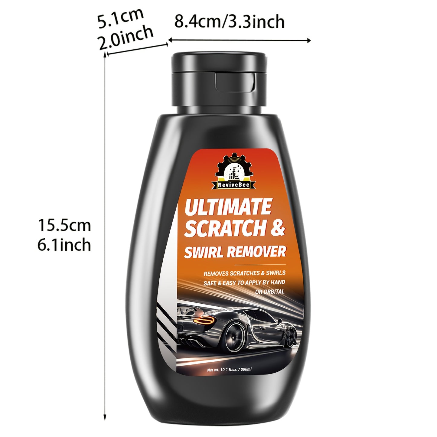3 Bottle (30.3 Fl.Oz) Car Scratch & Swirl Remover - Restore Shine & Gloss, Professional Results by Hand Or Machine - Pro Grade Paint Cleaner, 2/1 Bottle