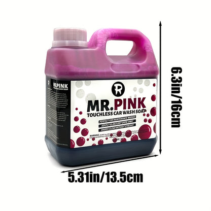 Pink Car Pre Wash Foam Touchless Bug Tar Remover Ph Neutral Snow Foam for Safe DIY Detailing Pre Soak Before Contact Wash Safe for Ceramic Coating (340oz)