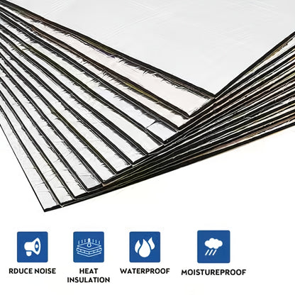 12Sheets 20" X 12" Car Sound Deadening Material Mat - 276MIL 19Sqft Auto Audio Deadener Foam, Sound Dampening And Heat Insulation for Truck, Vehicle, Car Hood, Ceiling, Engine Roof, Door, Trunk Lid, Trunk Room, Engines, Tailgate