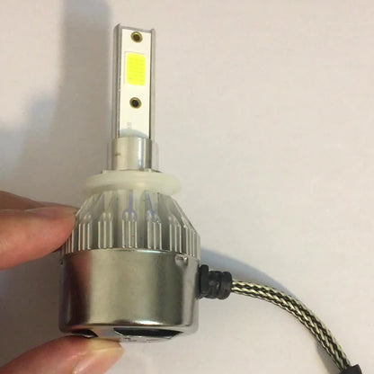 2pcs Headlight H4 H1 H3 Car Lamp H7 H11 9004 9005 9006 9007 Car Led Headlamp Pair, Without Battery