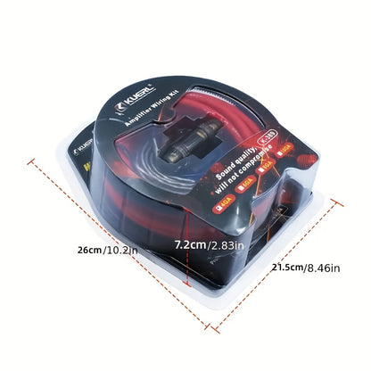 4 Gauge Car Audio Cable Kit Amplifier Install Amp RCA Subwoofer Sub Wiring 2300W