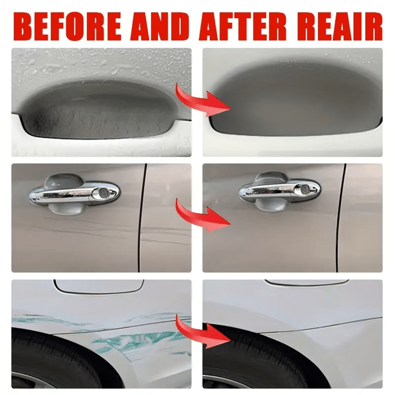 7.44oz Professional Scratch Repair Wax | Fast-Acting, Multi-Surface Scratch Remover for Cars, Motorcycles, Furniture & Appliances - Restores Surfaces to Like-New Condition in Minutes, Ideal for Car and Motorcycle Maintenance