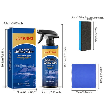 16.03oz/20.29oz/ 32.06oz/40.58oz/48.08oz Quick Effect Car Coating Spray, Waterless Wash Polish, Paint Protection And Glass Cleaner- Suitable for All Vehicle, Car Maintenance Supplies, Car Accessories, Shiny Car Stuff