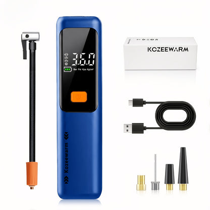 Cordless Tire Inflator 150PSI Portable Air Compressor with USB-C Charging & 3X Quick Inflate for Car Motorcycle Bicycle – One-Button Smart Pump