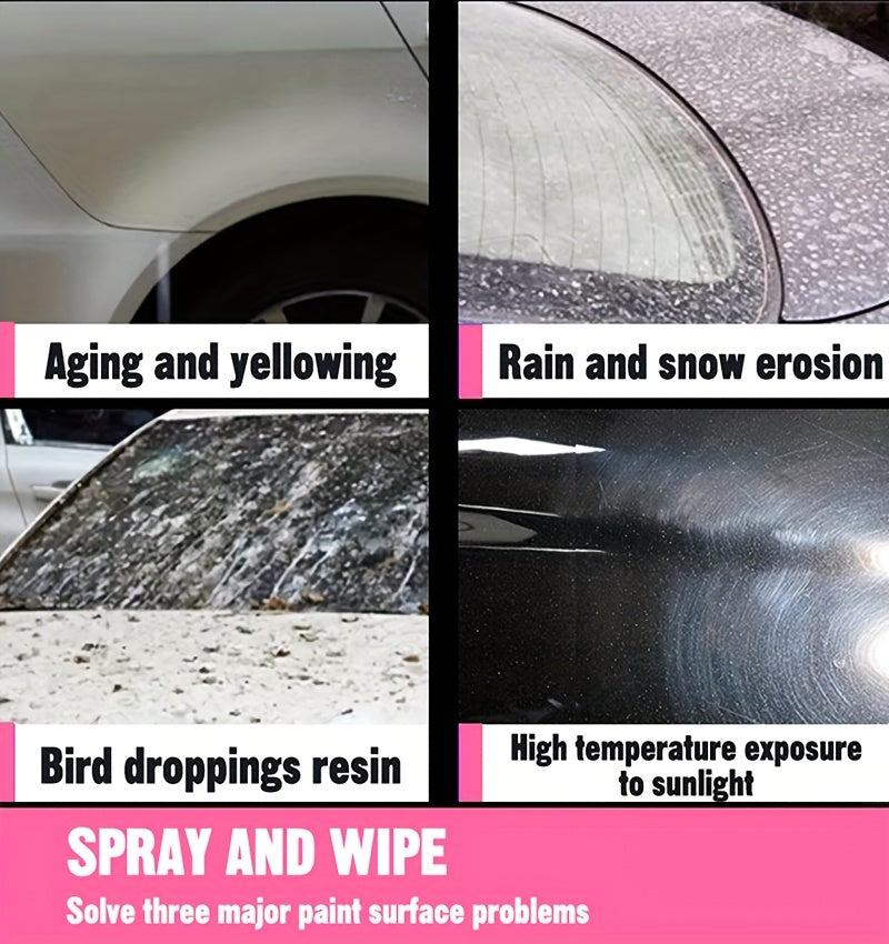 Advanced Nano Liquid Glass Paint Protection for Vehicles, Featuring a Hydrophobic Ceramic Coating That Repels Water, Resists UV Rays, And Offers Scratch Protection