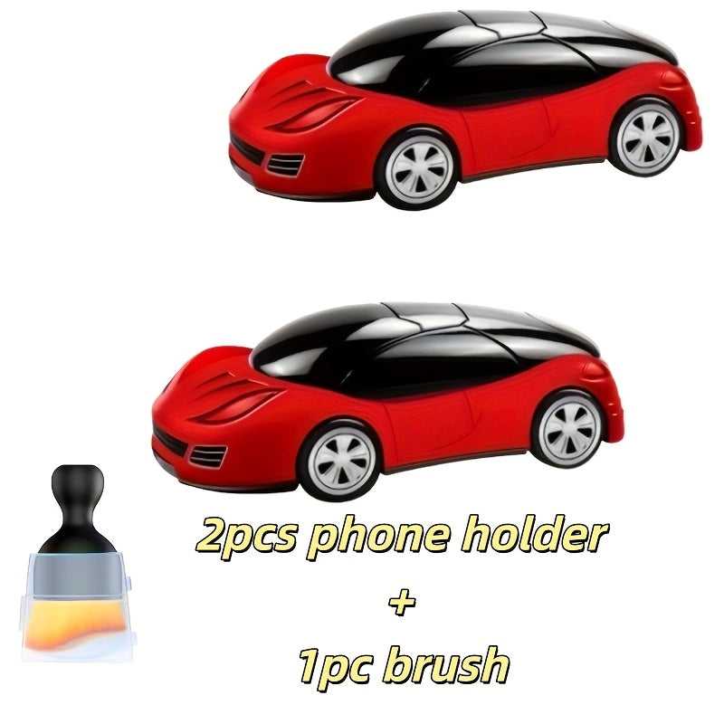 [360° Rotating] 2pcs Car Model Phone Holder Holder Foldable Car Dashboard Phone Holder 360° Rotating Universal Phone Holder Auto Parts