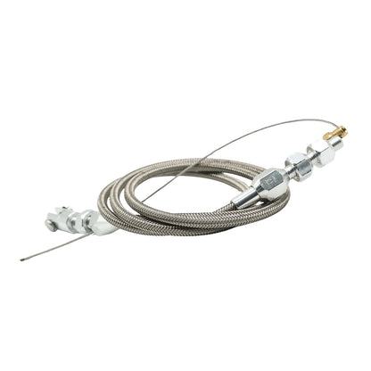 [Stainless Steel Throttle Cable] 36" (91.44Cm) Universal Throttle Cable Stainless Steel Fits for Ford, GM, And More, Without Battery