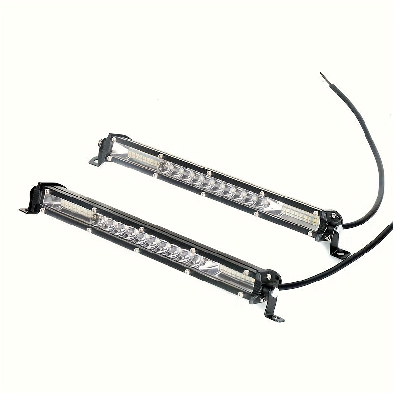 Two 10-Inch LED Light Bars Plus Four 4-Inch Work Pods for Off-Road Trucks, Suitable for Jeeps, Utes, 4Wds, And Atvs, Without Battery