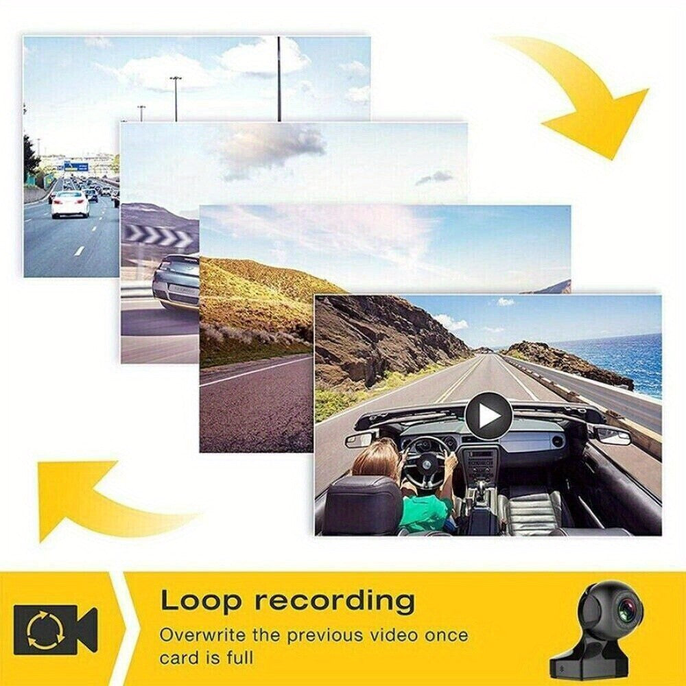 170° WiFi Dash  Recorder   HD 1080P  DVR Vehicle  G-Sensor