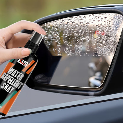 KJM 3.38oz Car Windshield Spray Waterproof And Anti-Fog Agent, Car Glass Oil Film Remover, Hydrophobic Coating Anti-Fog And Rainproof, Suitable for Car Window Windshield Wipers. Must-Have for Home And Car Beauty Shop | Car Maintenance