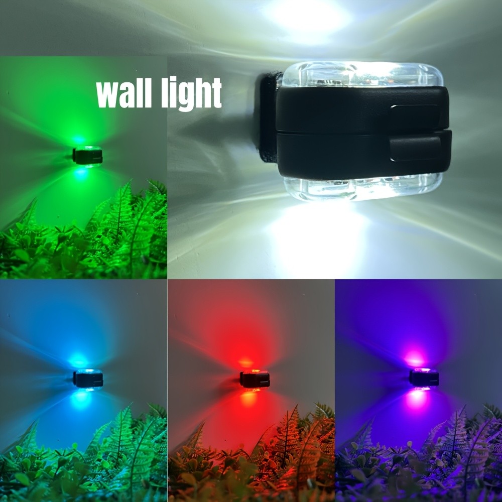 6pcs Light Up The Night: RGB LED Aircraft Lights For Car Motorcycles Truck Airplanes Helicopters LED Run Sport Ambiance Light For Party Night Sleep Light | Home Office Lighting Bedside Decorative, Gaming Study Room Decordation Holiday Birthday