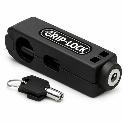 Anti-Theft Bike Lock Motorcycle Handlebar Lock, Heavy Duty ABS Portable Bicycle Lock for Scooter E-Bike, Compact Lightweight Security Lock with Reflective Strips