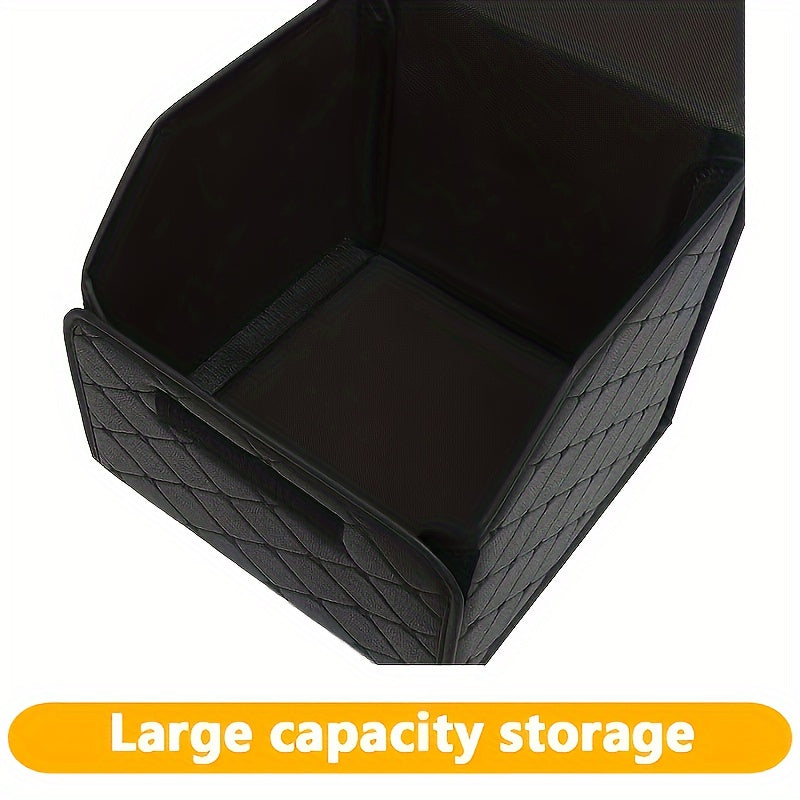 Car Trunk Storage Box, Multifunctional, Foldable, Large Capacity Car Storage, Car Interior Additions