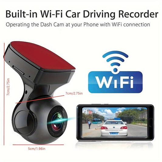170° WiFi Dash  Recorder   HD 1080P  DVR Vehicle  G-Sensor