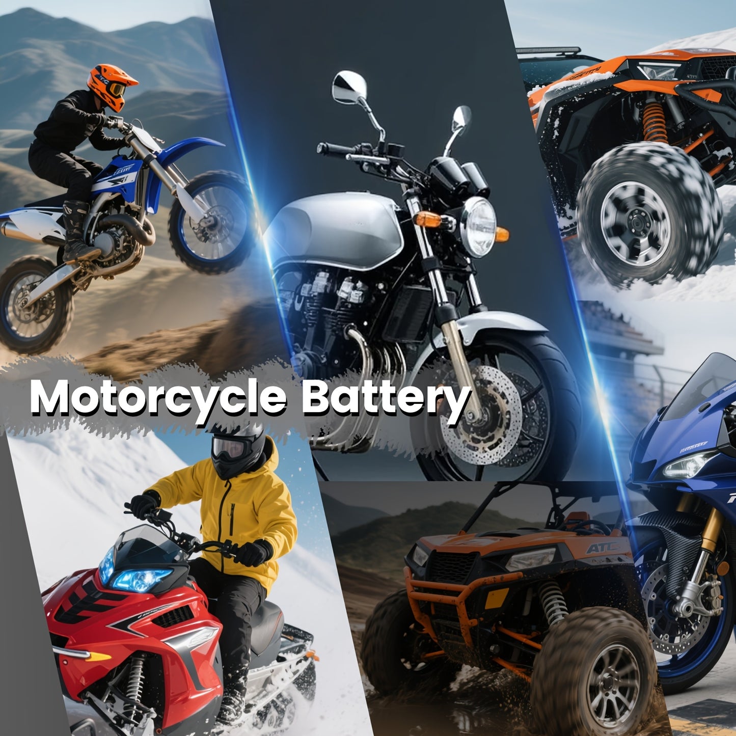 HEOMAITO 6MG5L-YTX5L 12V 5Ah Sealed Battery, Maintenance-Free Power, for AGM, Motorcycle CTX5L Battery for Honda YUASA for Yamaha ETX5L-B