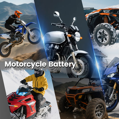 HEOMAITO 6MG5L-YTX5L 12V 5Ah Sealed Battery, Maintenance-Free Power, for AGM, Motorcycle CTX5L Battery for Honda YUASA for Yamaha ETX5L-B