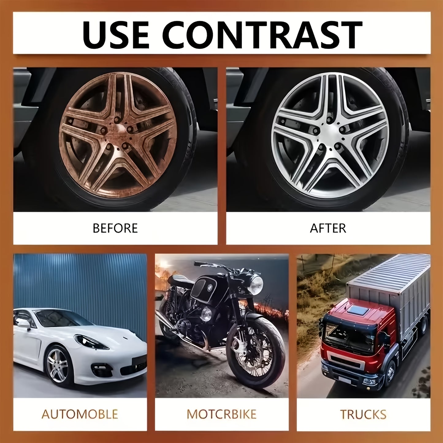 Automotive Metal Polish-Metal Rust-Preventive Conversion Coating: Delivers Excellent Results And Forms a Long-Lasting Protective Layer for The Maintenance of Automotive Metal Parts And All Types of Metals