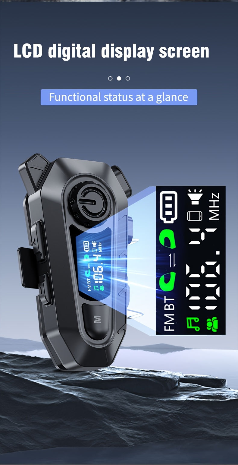 Motorcycle Helmet Wireless Intercom Headset