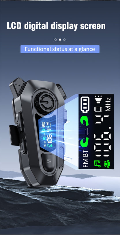 Motorcycle Helmet Wireless Intercom Headset