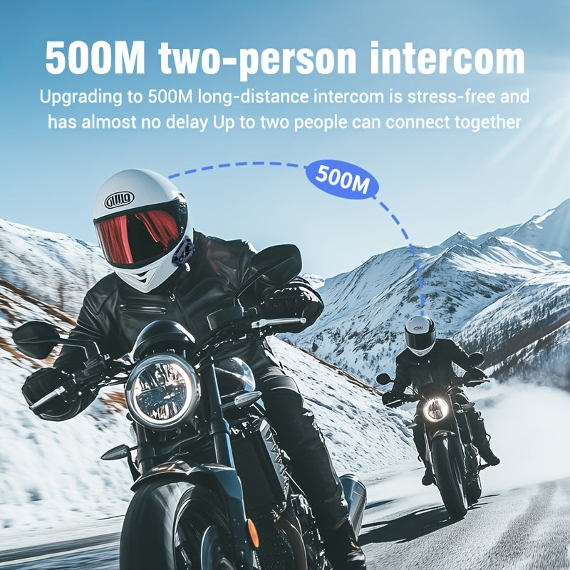Motorcycle Helmet Wireless Intercom Headset