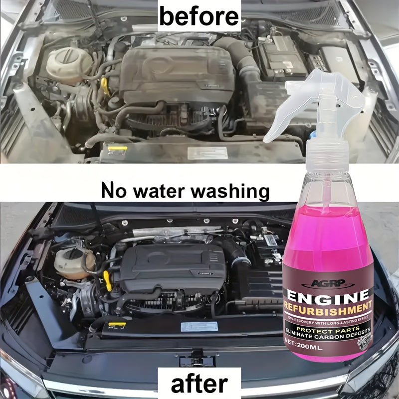 Plastic Care Spray, Engine Bay Revival Kit - Engine Protection Spots Remover Spray | Gloss Enhancer | Simple to Use, Easy Application, Effective Formula, Auto Detailing, Car Enthusiasts