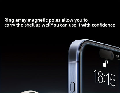 Magnetic Car Phone Holder [78+LBS Strongest Suction And 2400gf Strongest Magnetic Force] 360° Adjustable Car Phone Holder, Car Phone Holder for I Phone 16 Pro Max 15 14 13 12 Plus (Aluminum Alloy)