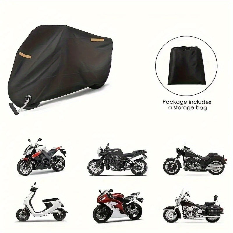 420D Thickened Oxford Cloth Motorcycle Cover - All-Season  Fit, Durable Weatherproof Protection for Motorcycles, Scooters & Small Vehicles, Motorcycle Cover, Vehicle Protection, Sleek Design, Highquality Material125 Sold