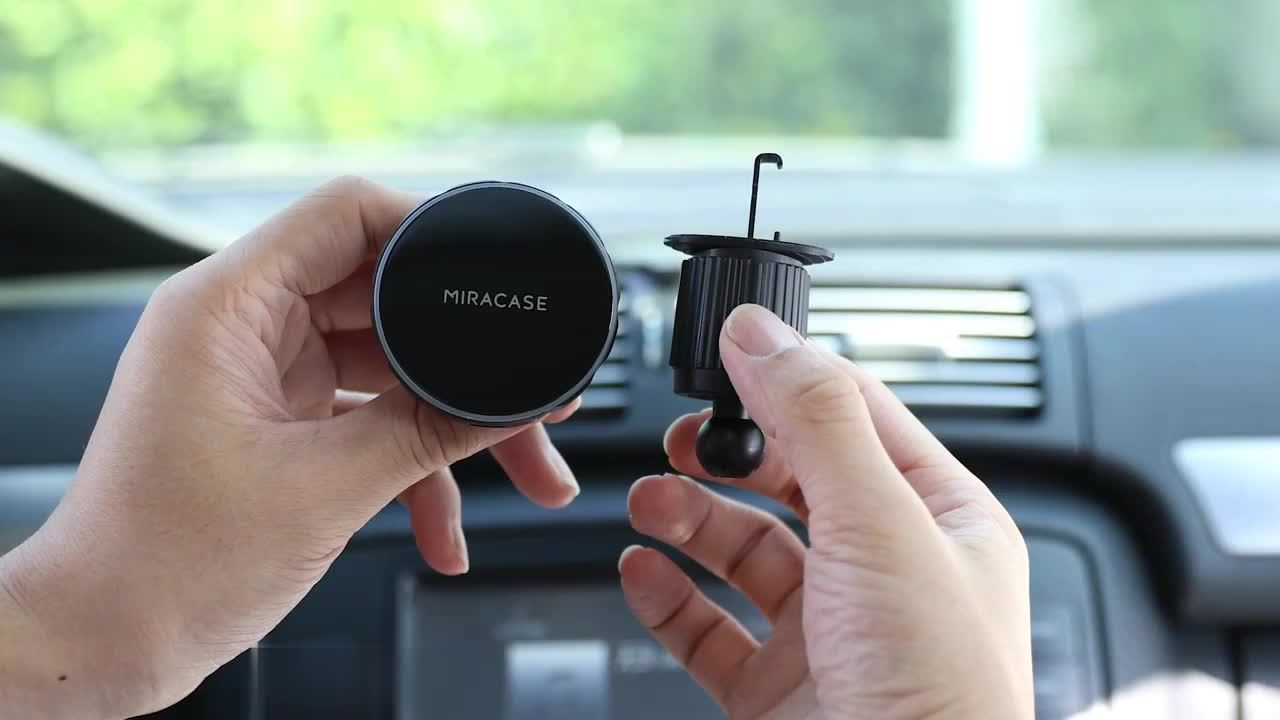 for Magnetic Car Mount Charger, 15W Fast Charging Magnetic Wireless Car Charger, Air Vent Car Phone Holder Charger Only Fit for iPhone 17 Pro Max/16/15/14/13/12 Series And Phones with Magnetic Cases(Note: Not Include Metal Rings)