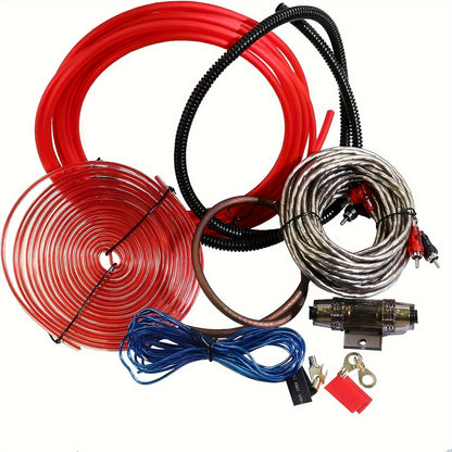 4 Gauge Car Audio Cable Kit Amplifier Install Amp RCA Subwoofer Sub Wiring 2300W