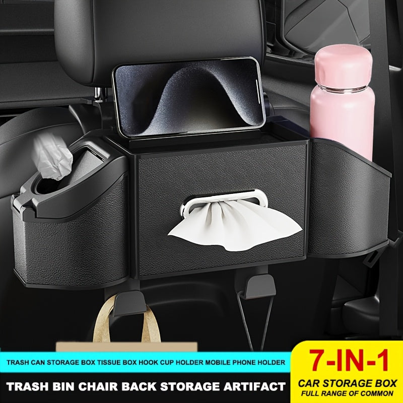 Automotive Backseat Organizer - Premium Car Back Seat Storage Box for Efficient Organization And Clutter-Free Travel