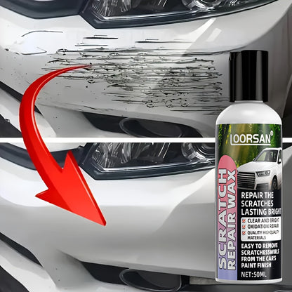 Car Scratch Repair Paste – Nano Swirl Remover, Wax & Polish Kit for Deep Scratch Fix, Paint Restoration, All Colors, 1.69oz + Sponge