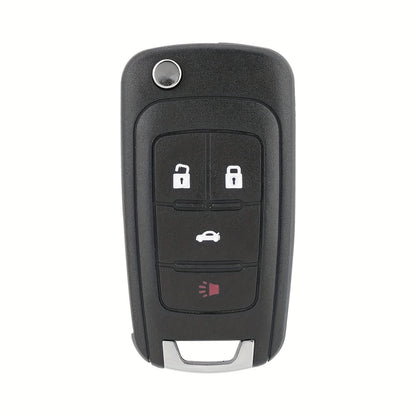 Chevy Buick GMC Key Fob Replacement – 2pcs Flip Remote OHT01060512 315MHz 4-Button, Fits Camaro Equinox Malibu Impala Cruze Encore LaCrosse Terrain 2010-2022
