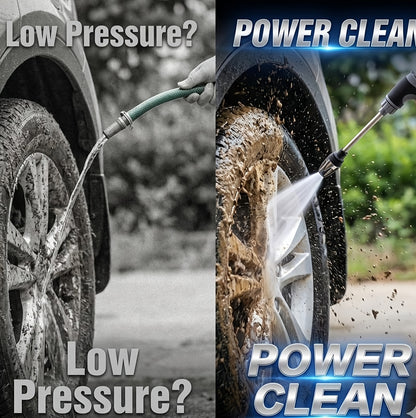 High Pressure Hose Nozzle, Portable Water Sprayer with Soap Bottle, Universal Fit for Washing Cars & Gardening