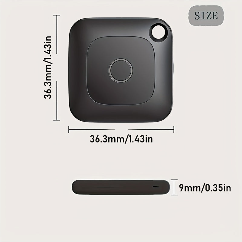 GPS Tracker, Portable Real-Time GPS Tracking Device, Global Coverage Location Tracker, Suitable for Cats and Dogs, Keys, Wallets, Etc., Eliminate the Habit of Forgetting Things and Make Your Travel Easier, Only Applicable to IOS Devices