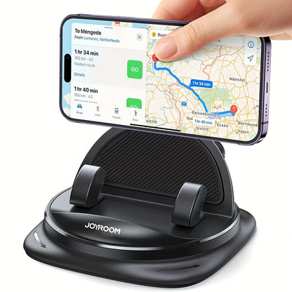 JOYROOM  Phone Holder Mount - Rotatable Dash-Mounted Holders, Non-Slip, ABS,, Heat , Spring-Loaded Grip for iPhone,  & Smartphones