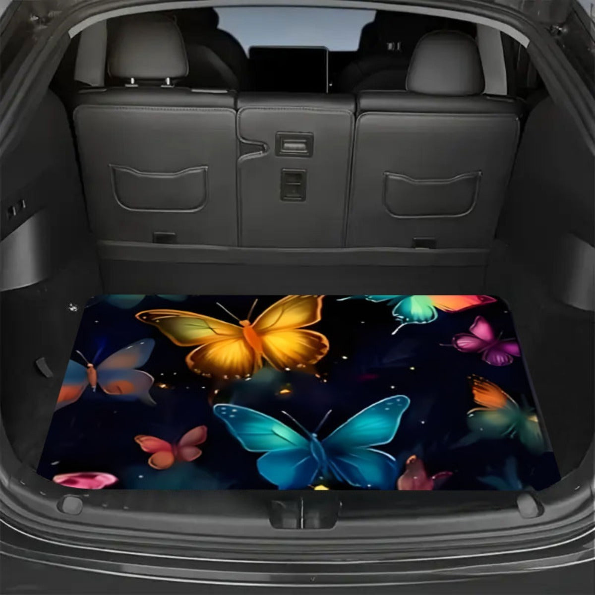 Various Patterns Car Trunk Mats, Non-slip and Durable Cargo Liner with Distinctive Designs, Waterproof Car Trunk Floor Mats To Protect The Vehicle Interior From Dirt, Spills and Scratches