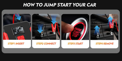 15000A-21000A Peak 350PSI 12V 17-in-1 Portable Jump Starter with Air Compressor Jump Starter, Car Battery Charger, Car Jump Starter with Air Compressor, Jump Starter Para, Car Accessories Tools, LED Light, Battery Charger, Cart Battery Charger