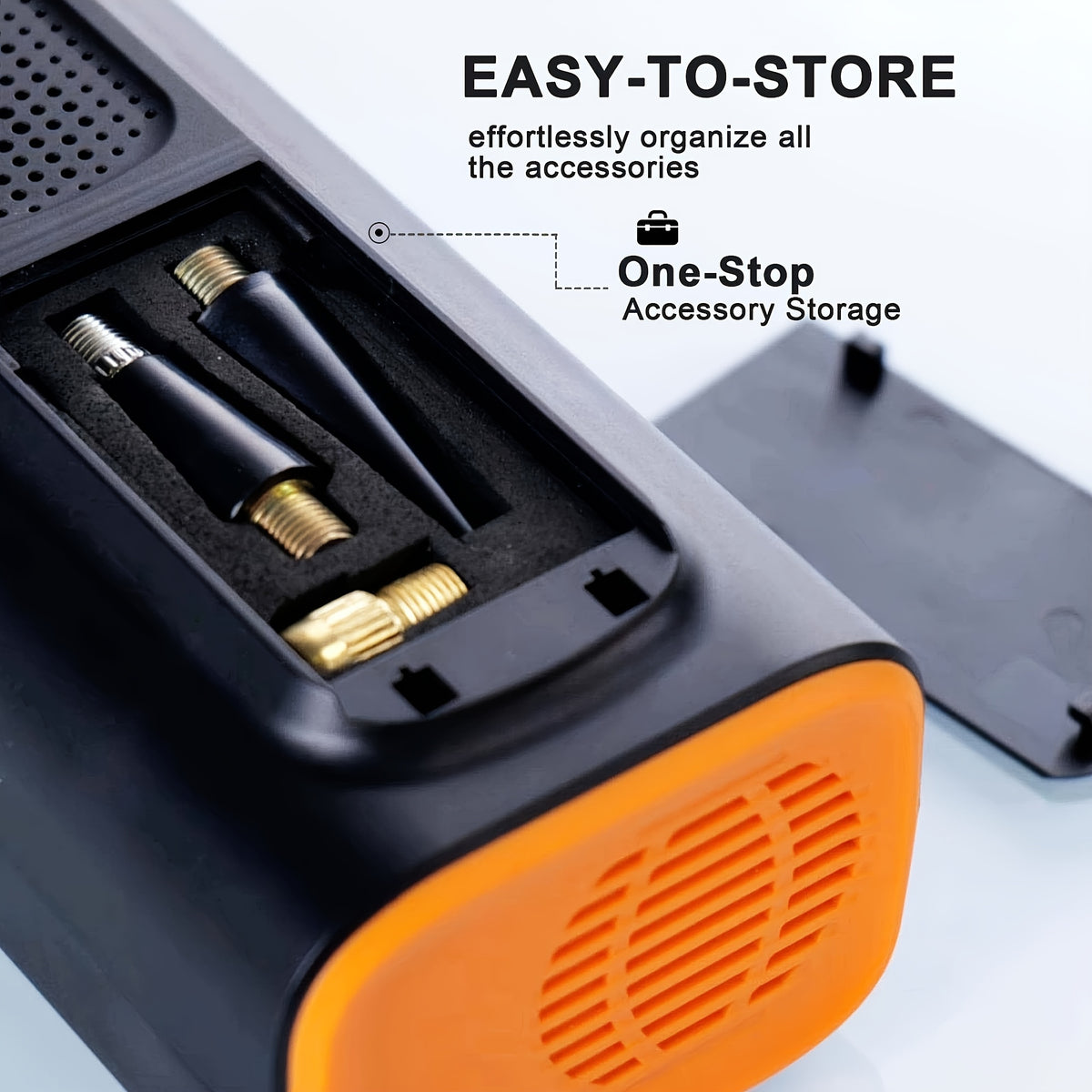 Portable Tire Inflator Air Compressor 150PSI – 6000mAh Rechargeable, USB-C, Dual Screen, Auto Shutoff, LED Light, 4 Modes for Car, Motorcycle, Bike & Ball